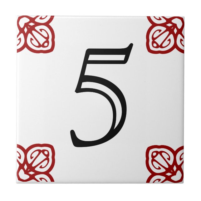 Spanish Address Sign Ceramic Tile (Front)