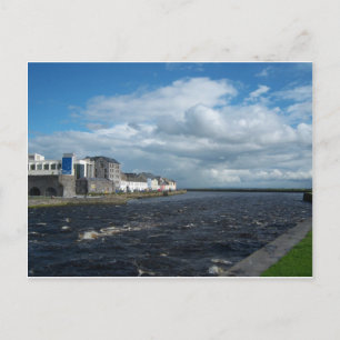 Spanish Arch and Long Walk, Galway. Postcard