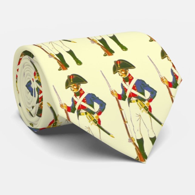 Spanish Armada Marine Tie (Rolled)