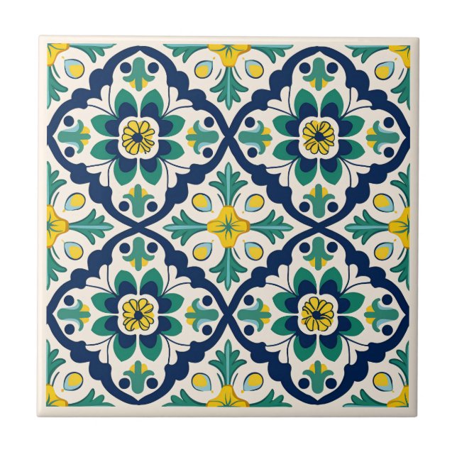 Spanish Azulejos style ceramic tiles (Front)