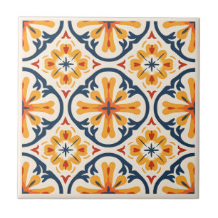 Spanish Azulejos style ceramic tiles