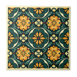 Spanish Azulejos style ceramic tiles