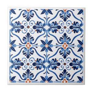 Spanish Azulejos style ceramic tiles