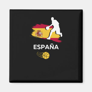 Spanish Basketball Magnet