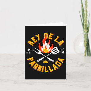 Spanish Bbq Rbeque Grill  Card