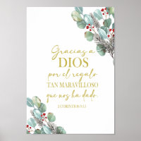 Spanish bible verse 2 corintios 9 15