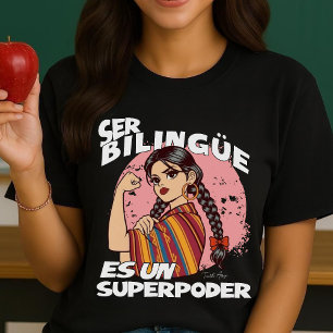 Spanish Bilingual Teacher ESL Maestra Bilingüe  T-Shirt