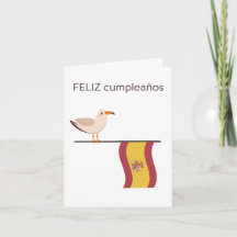 Spanish Birthday Card – feliz cumpleaños 