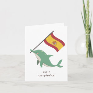 Spanish Birthday Card – feliz cumpleaños