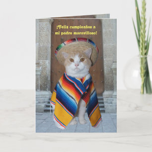Spanish Birthday for Dad Card
