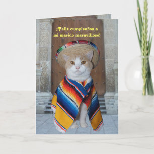 Spanish Birthday for Husband (or Boyfriend) Card