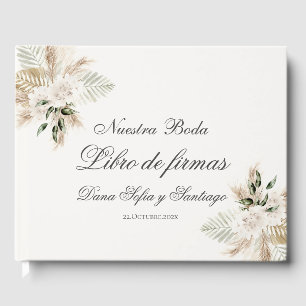 Spanish Boho Wedding Guest Book