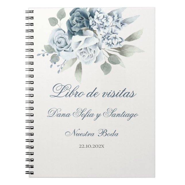 Spanish Boho Wedding Guest Notebook (Front)