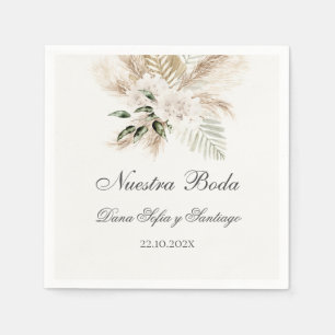 Spanish Boho Wedding Napkin