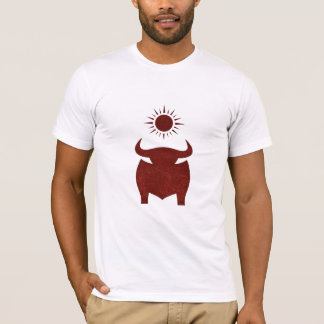 Spanish Bull and Sun Sigil | Minimal Festival T-Shirt