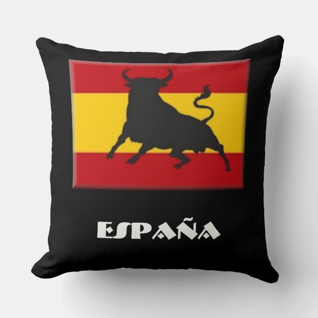 Spanish Bull Cushion (Front)