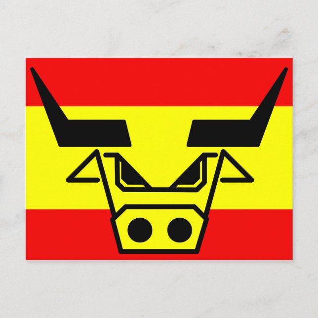 Spanish Bull Postcard (Front)