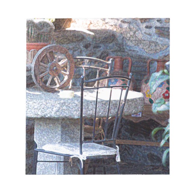 Spanish Cactus Still Life Notepad (Front)