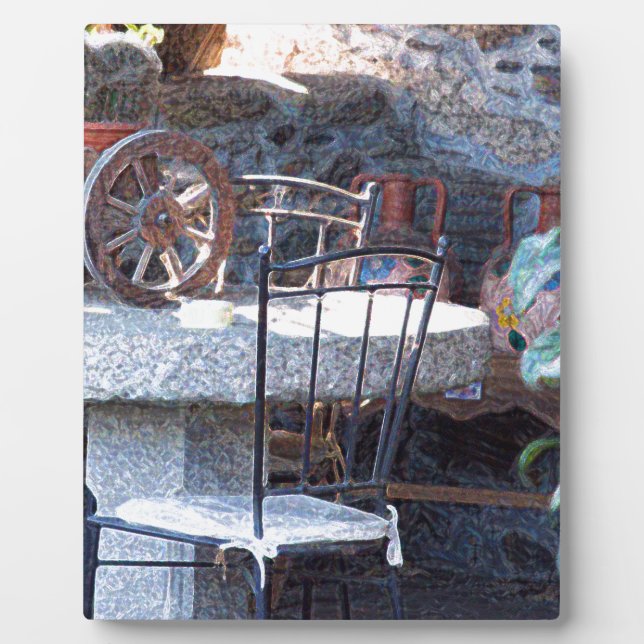 Spanish Cactus Still Life Plaque (Front)