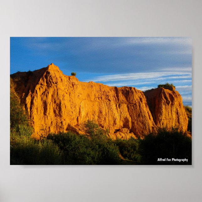 Spanish Canyon Facade Poster (Front)