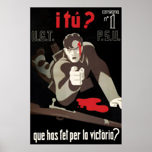 Spanish Civil War Poster How about you What have
