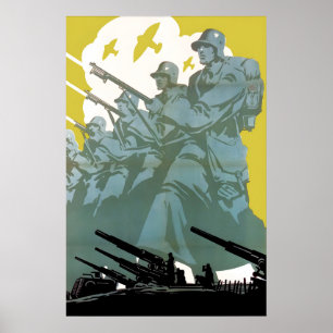 Spanish Civil War Poster  Our soldiers Republic