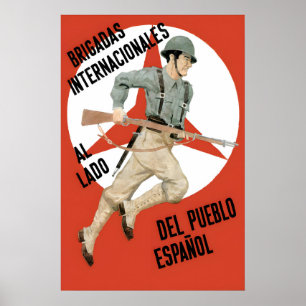 Spanish Civil War Poster The International are