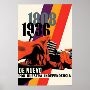 Spanish Civil War Propaganda Poster Again for our