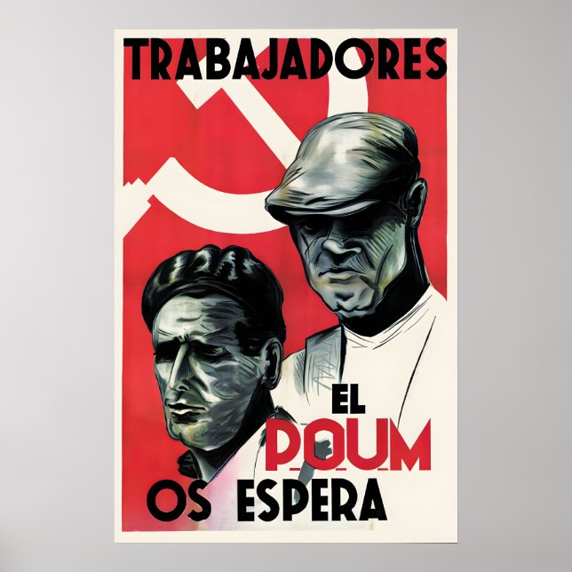 Spanish Civil War Propaganda Poster Workers, the (Front)