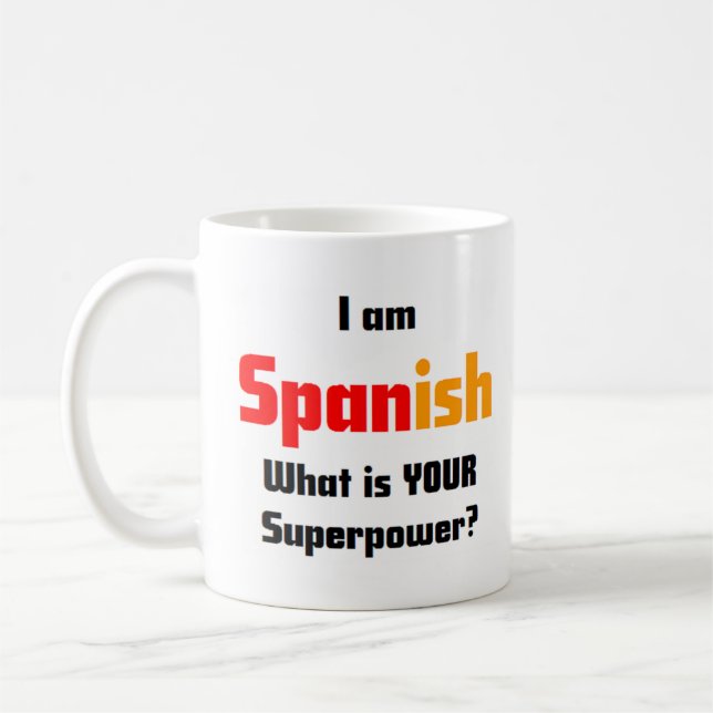 spanish coffee mug (Left)
