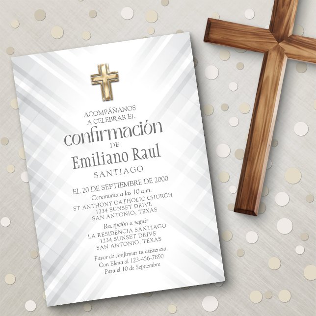 Spanish Confirmation Invitation (Creator Uploaded)