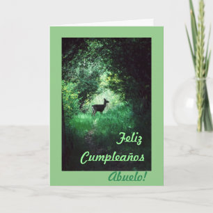 Spanish: Cumpleaños abuelo /Grandpa's b-day Card