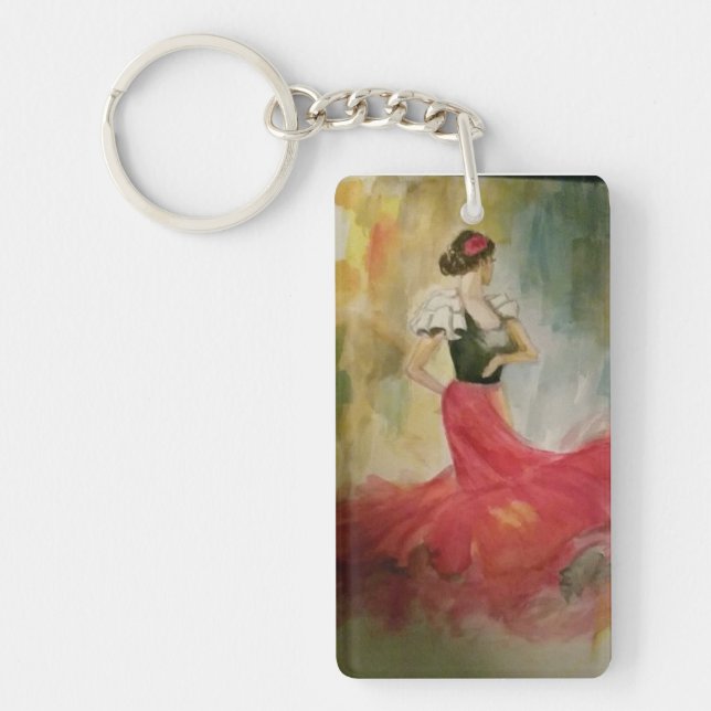 Spanish Dancer Key Ring (Front)
