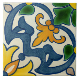 Spanish Decorative Ceramic Photo Tile