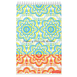 Spanish design prints calendar