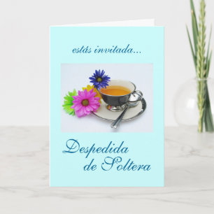 Spanish: Despedida de Soltera / Bridal shower Invitation