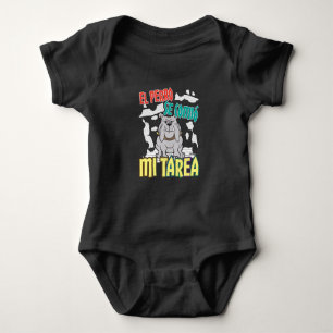 Spanish Dog Ate My Homework - Perro Tarea Baby Bodysuit