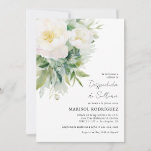 Spanish English Despedida de Soltera Bridal Shower Invitation