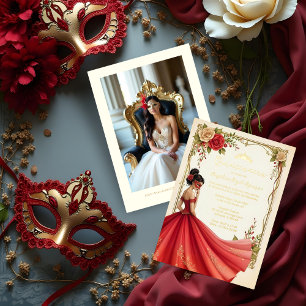 Spanish Exquisite Chic Quinceañera Masquerade Ball