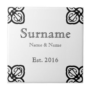 Spanish Family Name Sign Tile