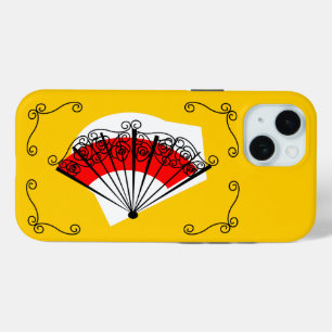Spanish Fan Corners iPhone case horizontal