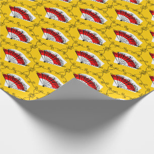 Spanish Fan Corners Multi wrapping paper