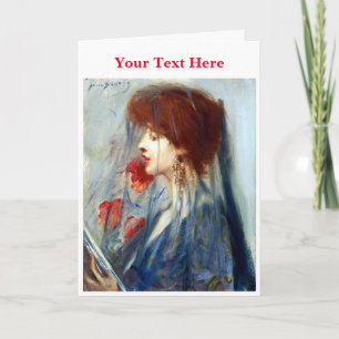 Spanish Fantasy III by Alice Pike Barney Thank You Card