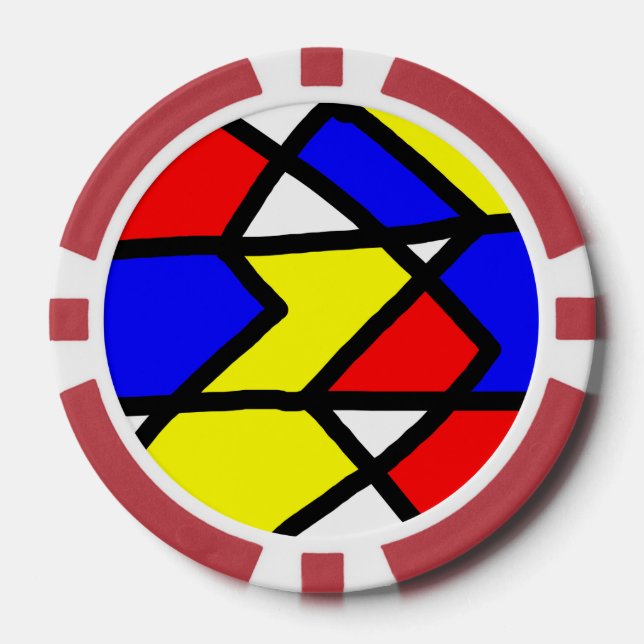 Spanish fantasy poker chips (Front)