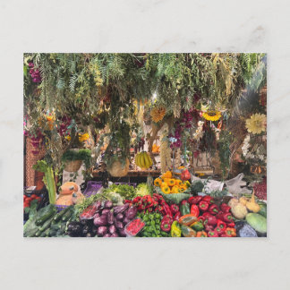 Spanish Farmer's Stand Postcard