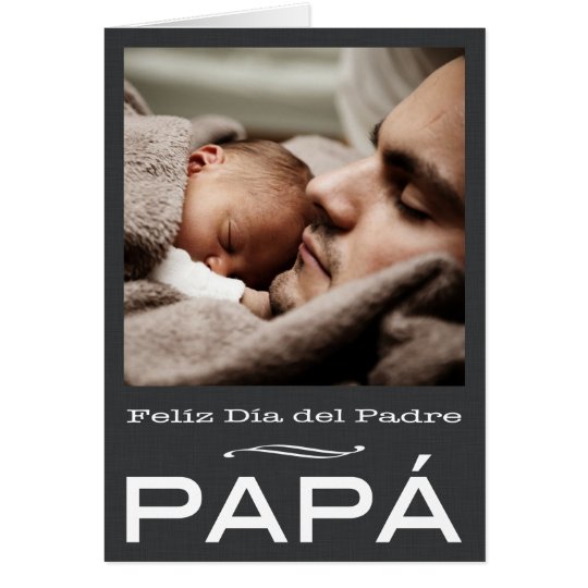 Spanish Father's Day Card Template