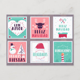 SPANISH FELIZ CHRISTMAS CARD SET