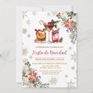 Spanish Fiesta de Navidad Christmas  Invitation