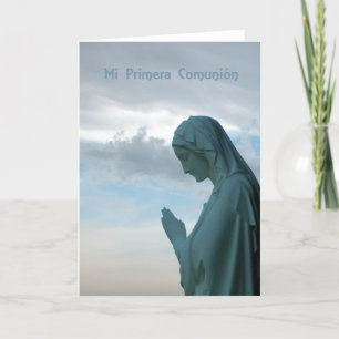 Spanish First Communion, Felicidades Primera Comun Card