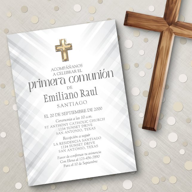 Spanish First Communion Invitation (Creator Uploaded)